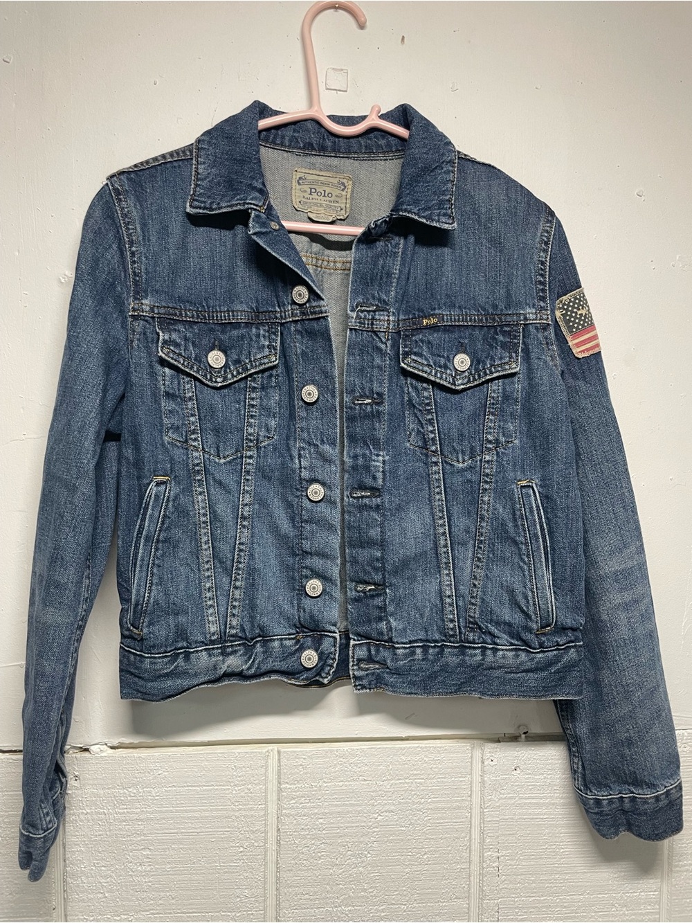 Ralph Lauren Jean Jacket American Flag